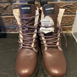 Blackstone Sheep Skin Combat Boots